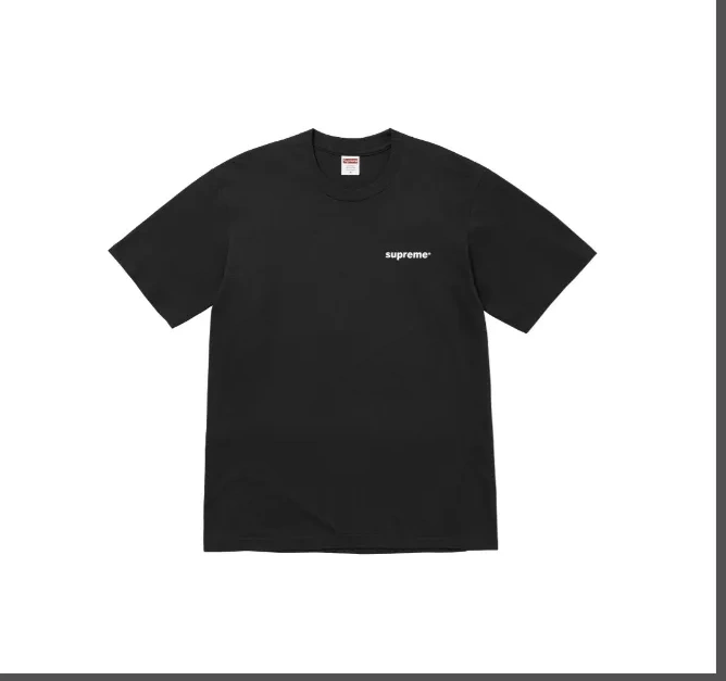 M XL White Black L S TEE and MONEY FW24 1017